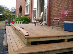 And lo!  the deck is well under way